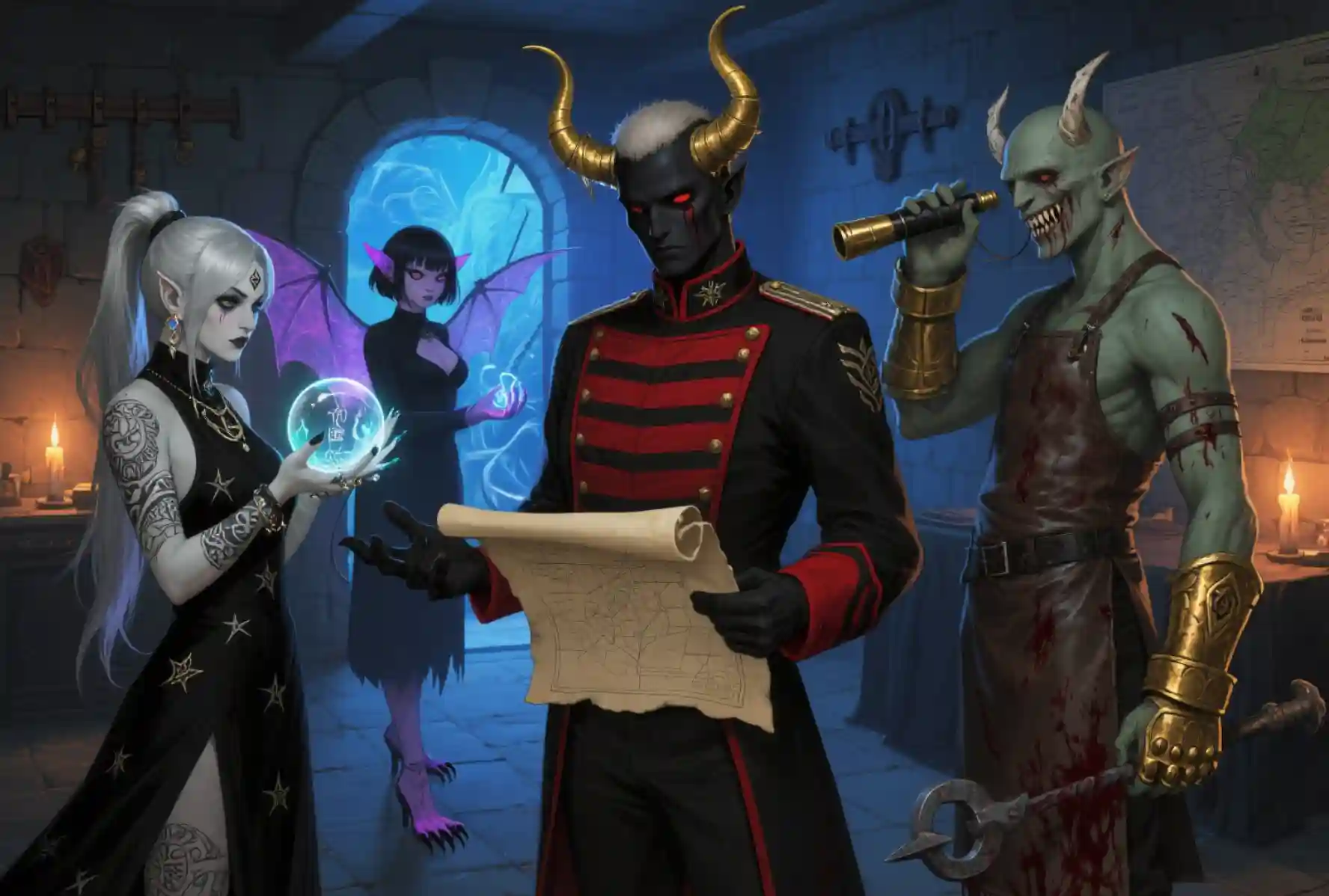 Demon Hierarchies: From Lesser Imps to Arch-Demons